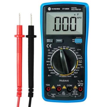 SUNSHINE DT-890N High-Precision Digital Multimeter with Burn Protection - 1