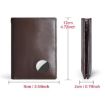 HUMERPAUL BP798 Green Leather Wallet for Airtag with RFID Card Holder - 3