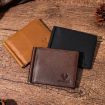 HUMERPAUL BP827 Black Leather Wallet - Lightweight Men's Card Holder - 2