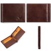 HUMERPAUL BP827 Black Leather Wallet - Lightweight Men's Card Holder - 4