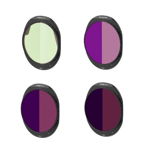 DJI Mavic 4 Pro RCSTQ Lens Filter Set: CPL, ND8/PL, ND16/PL, ND32/PL - 1