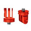 Three-Slot Adapter Camera Cage with 360 Rotating Connector Tripod Adapter - 1