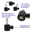 Universal Mini Ball Head Adapter: 1/4" Female to Male Tripod Mount - 5