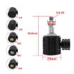 Universal Mini Ball Head Adapter: 1/4" Female to Male Tripod Mount 70 Characters - 2