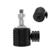 Universal Mini Ball Head Adapter: 3/8 Female to 1/4 Male Tripod Mount - 1