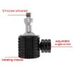 Universal Mini Ball Head Adapter: 3/8 Female to 1/4 Male Tripod Mount - 4