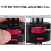 TFSM153 Action Camera Quick Release Mount - 3 Pages 2-in-1 Metal Adapter - 6