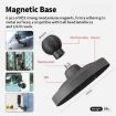 Metal Arm Clamp Magnetic Base with 1/4" Ball Head for Cameras - Black - 5