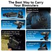 APEXEL BinoClamp Pro Quick-Release 360 Swivel Binocular Mount Kit - 3