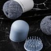 Blue Polyester Cleaning Ball Brush - Short Handle Kitchen Dishwashing Tool - 5