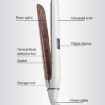 Ceramic Hair Straightener & Ionic Curling Iron with LED Display - EU Plug - 5