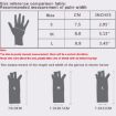 Black Fiber Sports Half Finger Gloves, Arthritis Rehab, Size L - 7