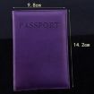 Black Artificial Leather Travel Passport Cover - Stylish & Durable - 7