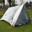 Emergency Tent & Rescue Blanket - First Aid, Sunscreen, Insulation, Silver - 2