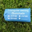 Triangle Sunshade Canopy 3x3x3M - Outdoor Sun Protection, Random Color - 8