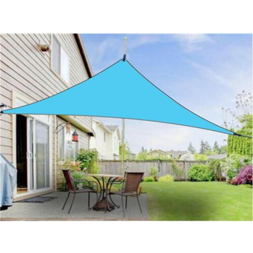 Triangle Sunshade Canopy, 6X6X6M, Random Color, Outdoor Sun Protection - 1
