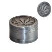 30MM Stainless Steel Maple Leaf Herb Grinder, 3 Layers Weed Grinder - 4