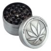 Stainless Steel Maple Leaf Herb Grinder, 50MM 4 Layers Tobacco Grinder - 3