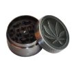 Stainless Steel Maple Leaf Herb Grinder, 50MM 4 Layers Tobacco Grinder - 5
