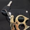 Kitty Metal Self-defense Keychain & Window Breaker Tool, Gold, 5 PCS - 2
