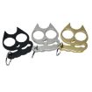 Kitty Metal Self-defense Keychain & Window Breaker Tool, Gold, 5 PCS - 4