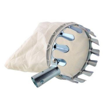 Metal Fruit Picker Tool for Apple & Peach Trees - Convenient Orchard Use - 1