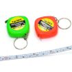 4 PCS Portable Retractable Square Tape Measure Key Ring (Random Color) - 3