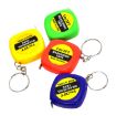 4 PCS Portable Retractable Square Tape Measure Key Ring (Random Color) - 6