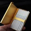 Gold Ultra-thin Creative Ladies Metal Cigarette Case - 3