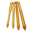 10MM Multi-purpose Alloy Cross Hex Shank Drill for Ceramic & Glass - 3