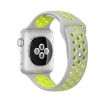 Apple Watch Ultra & Series Silicone Sport Band, Grey Yellow, 42-49mm - 1