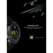 EX18 Smart Sports Watch, FSTN Screen, Stainless Steel, Bluetooth, Silver - 6