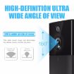 VESAFE HD 720P WiFi Video Doorbell, Night Vision, Motion Detection, Black - 5