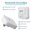 P6-B 110dB Wireless Waterproof WiFi Doorbell, 53 Chimes, 300m Range - 3