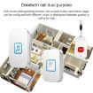CACAZI C86 Wireless SOS Pager Doorbell Alarm, US Plug (Black) - 8