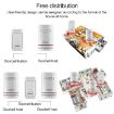 CACAZI V027G Wireless Doorbell, 1 Button 3 Receivers, US Plug, Self-Powered - 7