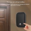 CACAZI FA86 Self-Powered Wireless Doorbell, UK Plug, White - 8