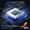 GXMO G156 15.6" Laptop, 32GB+1TB, Ryzen 7 5825U, Win 11, Fingerprint, EU Plug - 5