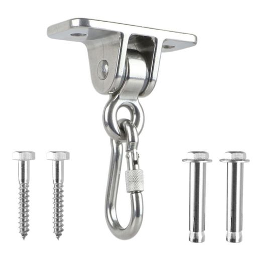 304 Stainless Steel Sandbag Buckle Ring Swing Holder with Nut Carabiner - 1