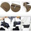 Brown Cavans Single Shoulder, Waist, Chest, Messenger Bag - 4