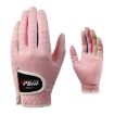 PGM Pink Microfiber Golf Gloves for Children, Size 15 - Soft & Comfortable - 2