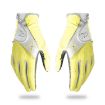 PGM Women's Yellow Non-Slip PU Leather Golf Gloves Size 20 - 2