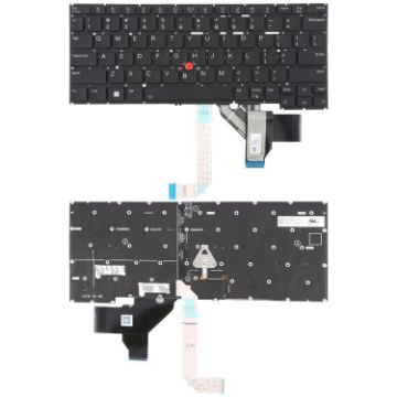 Lenovo Thinkpad X13 Gen 4 Yoga Gen 4 US Keyboard with Pointing (Black) - 1