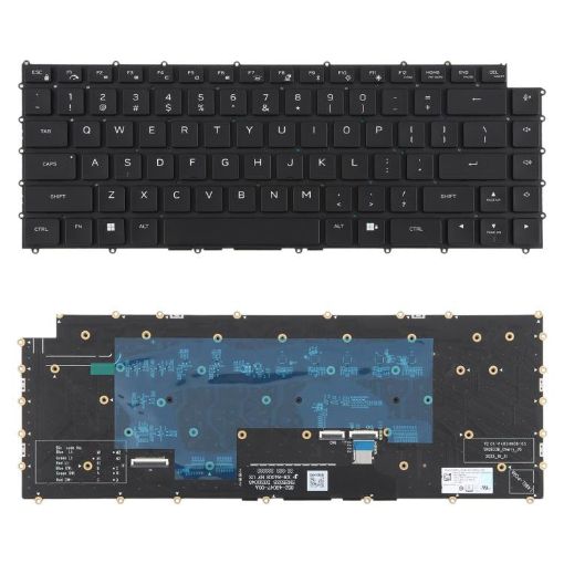 RGB Backlit Mechanical Keyboard for DELL M16 R1 X16 R1 R2 (Black) - 1