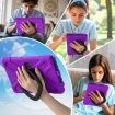Samsung Galaxy Tab Active5 Pro Silicone Hybrid Case with Strap - Purple - 7