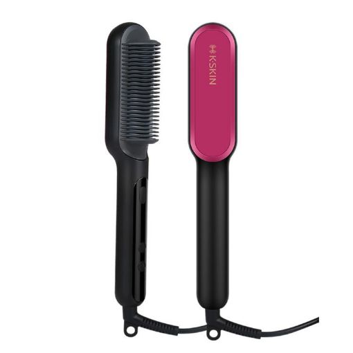 K-SKIN KD3800 PTC Hair Straightening Curler Comb Iron (EU Plug) - 1