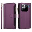 Xiaomi 15S Pro Purple Leather Case - 9 Card Slots, Magnetic Closure - 2