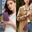 Xiaomi 15S Pro Purple Leather Case - 9 Card Slots, Magnetic Closure - 7
