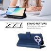 Xiaomi Civi 5 Pro Leather Case: 9 Card Slots, Magnetic Closure, Dark Blue - 4