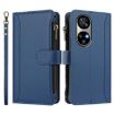 Ulefone Note 17 Pro Leather Case: 9 Card Slots, Magnetic Closure, Dark Blue - 2